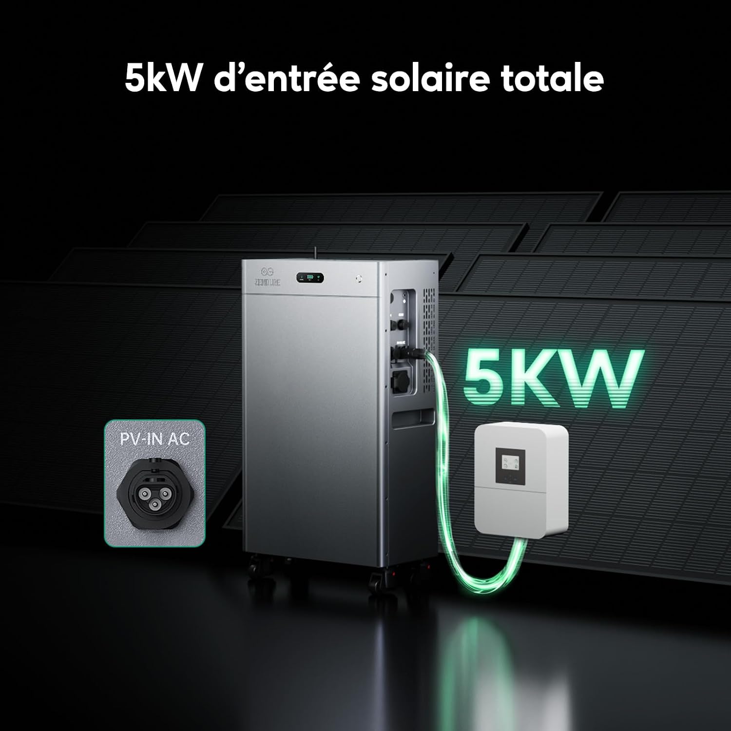 Batterie solaire Zendure SolarFlow 4000 Mix AC+, vue 5