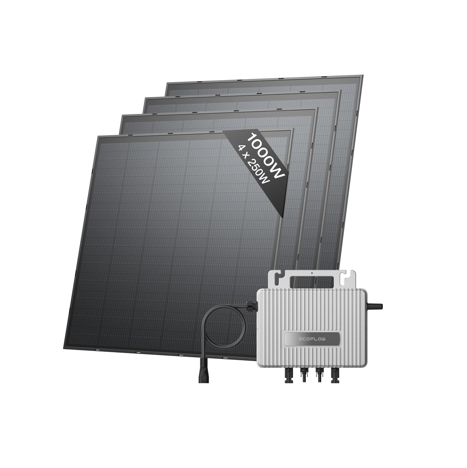 Kit solaire EcoFlow STREAM 800 W avec 4 panneaux solaires 250 W