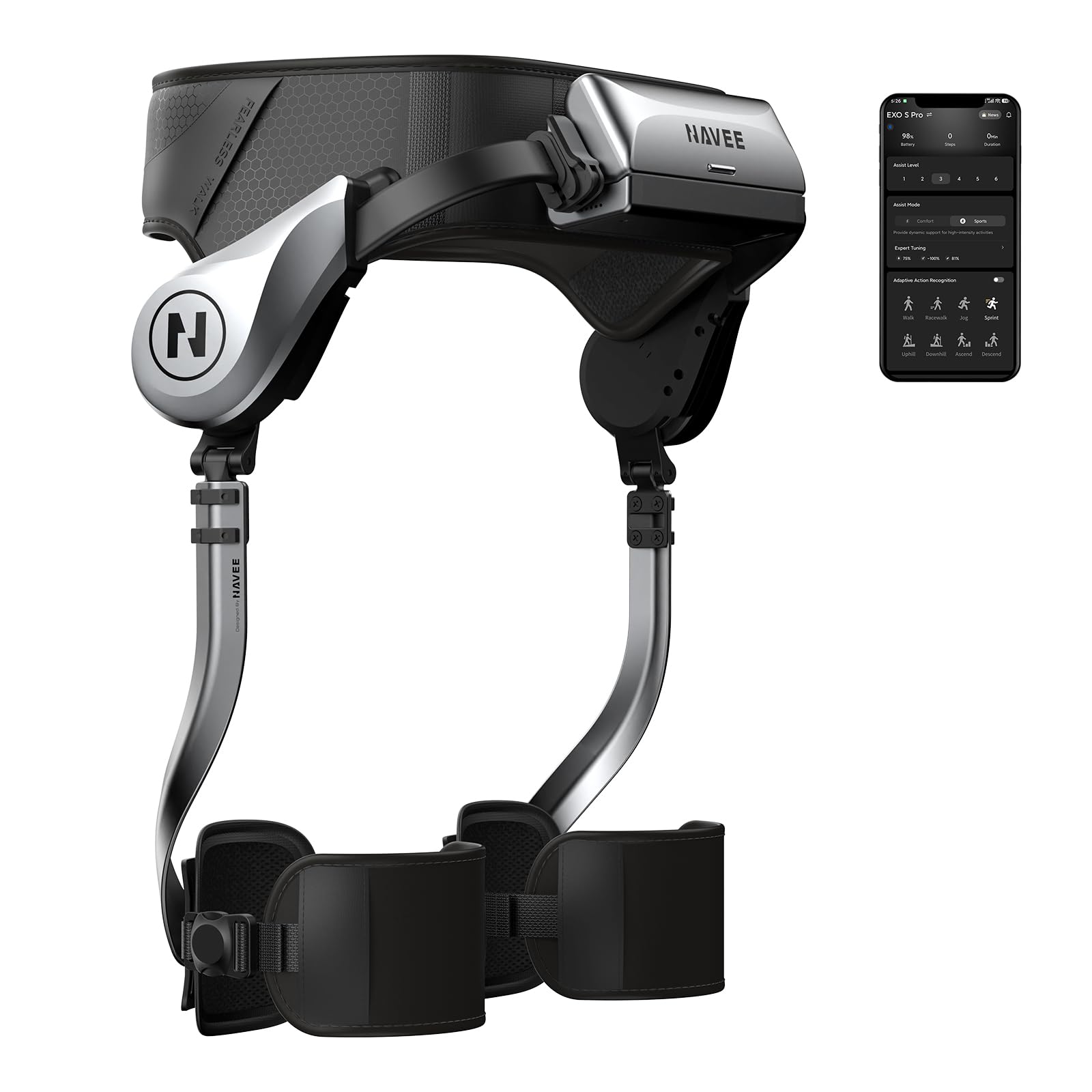 Exosquelette électrique NAVEE EXO S Pro, vue principale