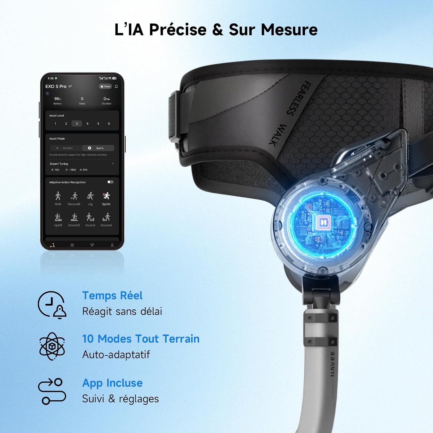 Exosquelette électrique NAVEE EXO S Pro, vue 7