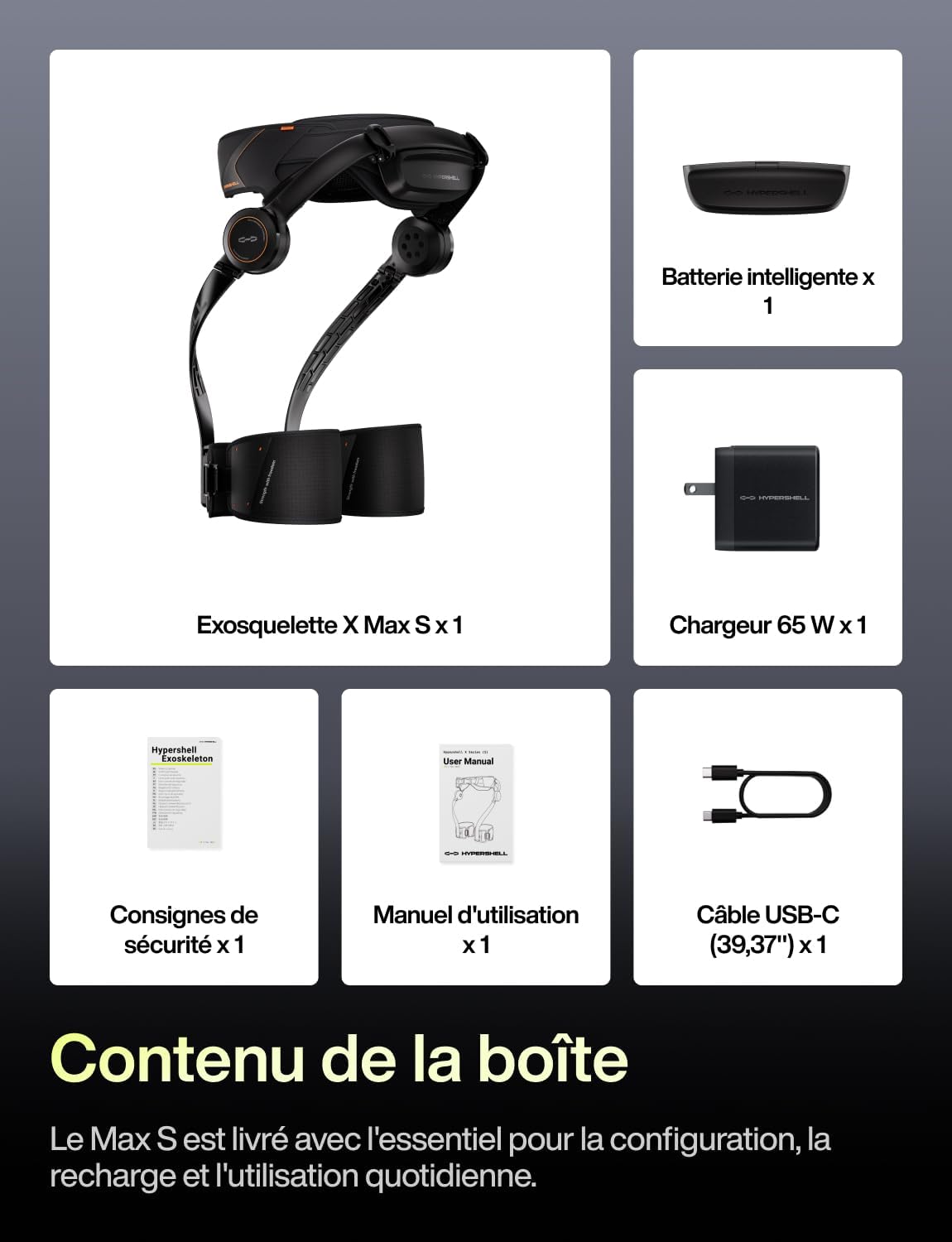 Exosquelette Hypershell X Max S, vue 9