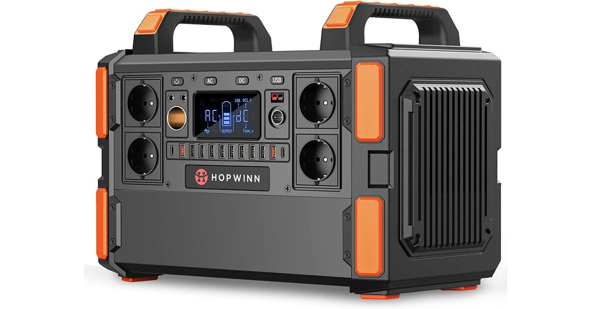 Generateur Générateur Électrique Portable HOPWINN 1000W/1048Wh