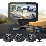 Dashcam camion VSYSTO 4 caméras 1080P avec moniteur 7 pouces
