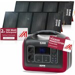 Kit générateur solaire ELMAG Energy 1200 avec Solar 100 Duo