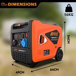 Groupe électrogène essence AIVOLT 6000 W, vue 7