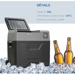 Glacière portable à compression HOMCOM, vue 3