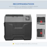 Glacière portable à compression HOMCOM, vue 7