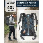 Sac à dos de randonnée Terra Peak Flex 40 L, vue 5