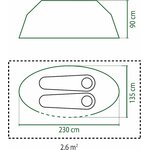 Tente pop-up Coleman Galiano, vue 6