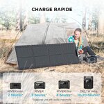 Panneau solaire portable EcoFlow, vue 2