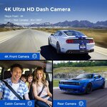 Dashcam voiture AZDOME M550, vue 2
