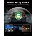 Dashcam voiture AZDOME M550, vue 8
