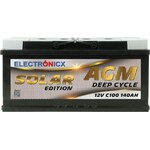 Batterie solaire AGM Electronicx 12 V 140 Ah