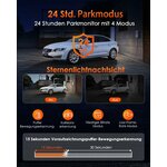 Dashcam voiture 3 canaux VANTRUE E3, vue 8