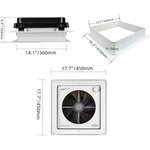 Ventilateur de toit 12 V ZOIZ pour caravane, vue 4