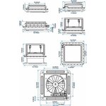 Ventilateur de toit 12 V à 2 voies pour camping-car, vue 7