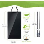 Panneau solaire flexible Topsolar 360 W, vue 3