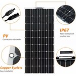 Panneau solaire flexible IYUESQ 2400 W, vue 4