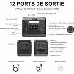 Station électrique portable SOLARPLAY 2400 W, vue 8