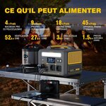 Station électrique portable VTOMAN Jump 600X, vue 9