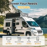 Batterie LiFePO4 ECO-WORTHY 12 V 150 Ah, vue 7