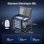 Glacière à compresseur AAOBOSI 58 L, vue 3
