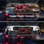 Dashcam rétroviseur Jansite 10 pouces, vue 3