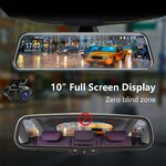 Dashcam rétroviseur Jansite 10 pouces, vue 4