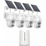 COOAU 4MP Camera Surveillance WiFi exterieure sans Fil