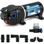 Pompe à eau automatique 12 V Mxmoonant 17 L/min 2,8 bar