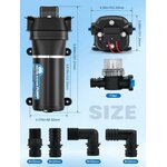 Pompe à eau automatique 12 V Mxmoonant, vue 3