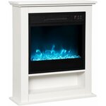 HOMCOM Cheminée électrique 1800W