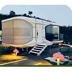 Maison capsule solaire 40FT préfabriquée 2 chambres