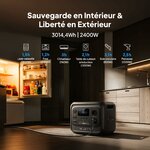 Générateur solaire BLUETTI Elite 300 avec 2 panneaux, vue 2