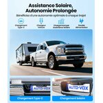 Caméra de recul solaire AUTO-VOX écran 7,2 pouces, vue 2