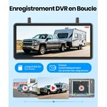 Caméra de recul solaire AUTO-VOX écran 7,2 pouces, vue 4