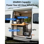 Station électrique portable ECO-WORTHY 2400 W, vue 6