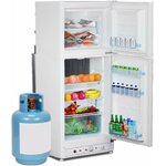Frigo gaz 220 V SMETA 175 L avec congélateur 46 L