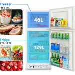 Frigo gaz SMETA 175 L avec congélateur, vue 2