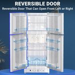 Frigo gaz SMETA 175 L avec congélateur, vue 7