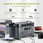 ALLPOWERS S2000 Pro avec panneau solaire 400 W, vue 3