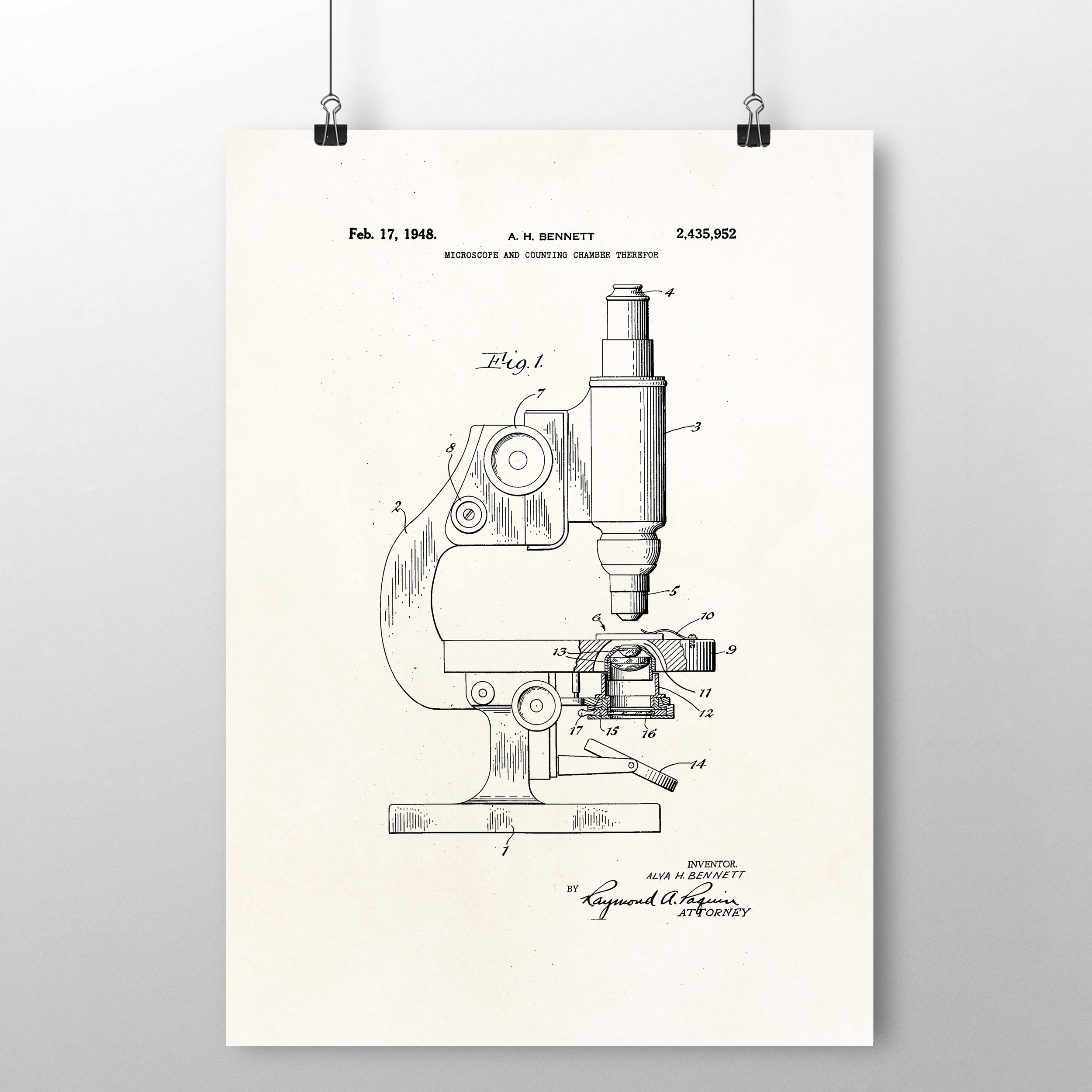 brevet microscope
