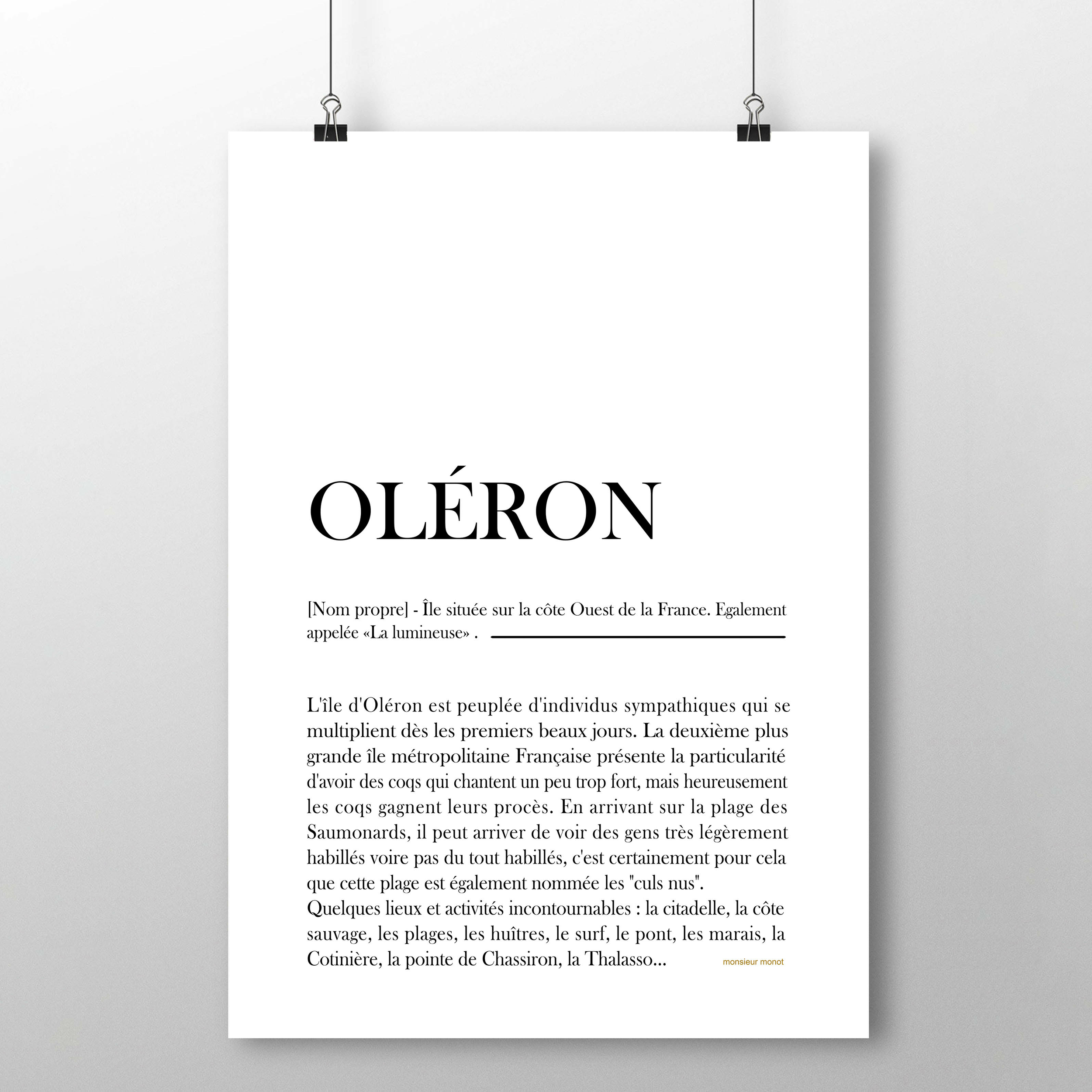 Definition Oleron 1