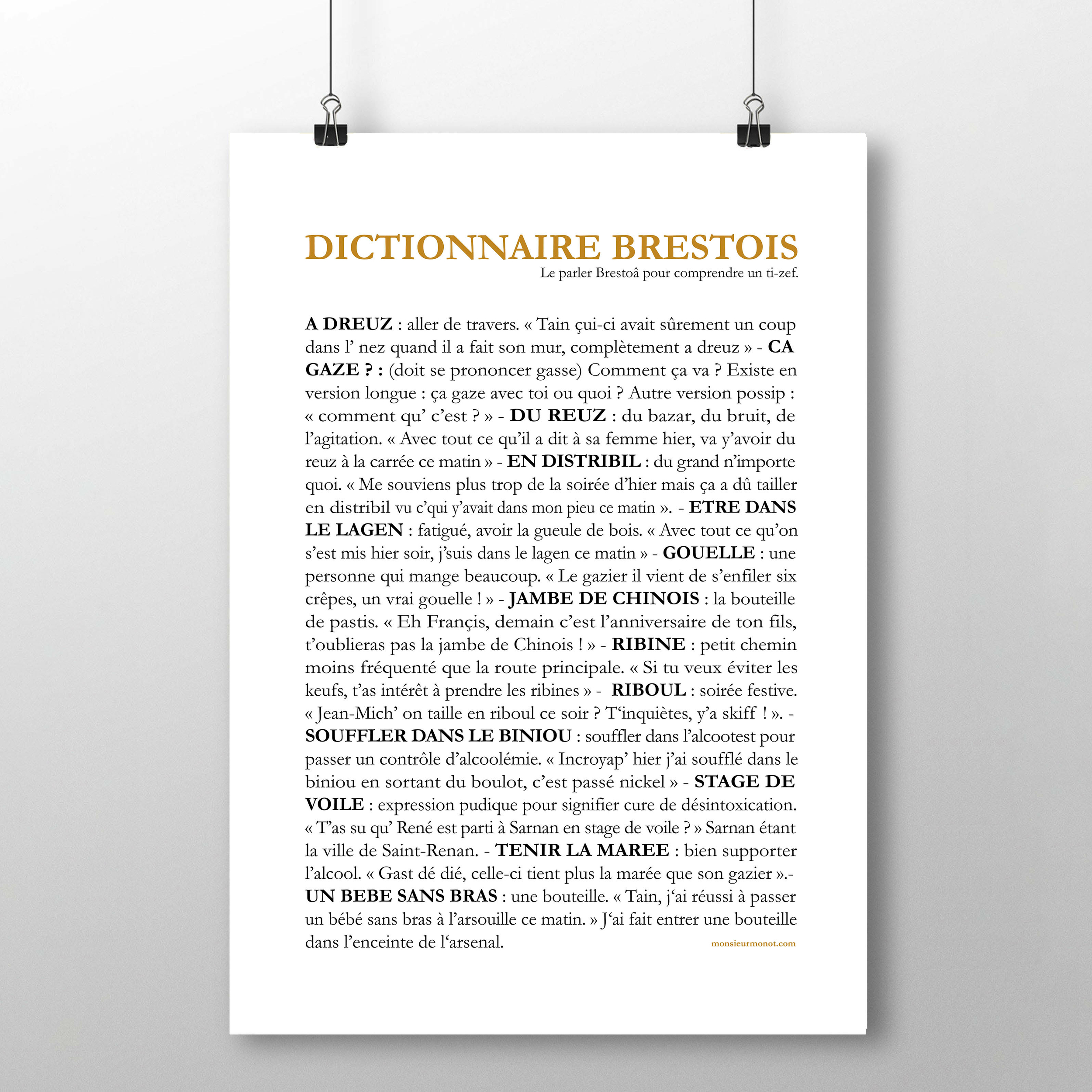 Dictionnaire Brestois 1