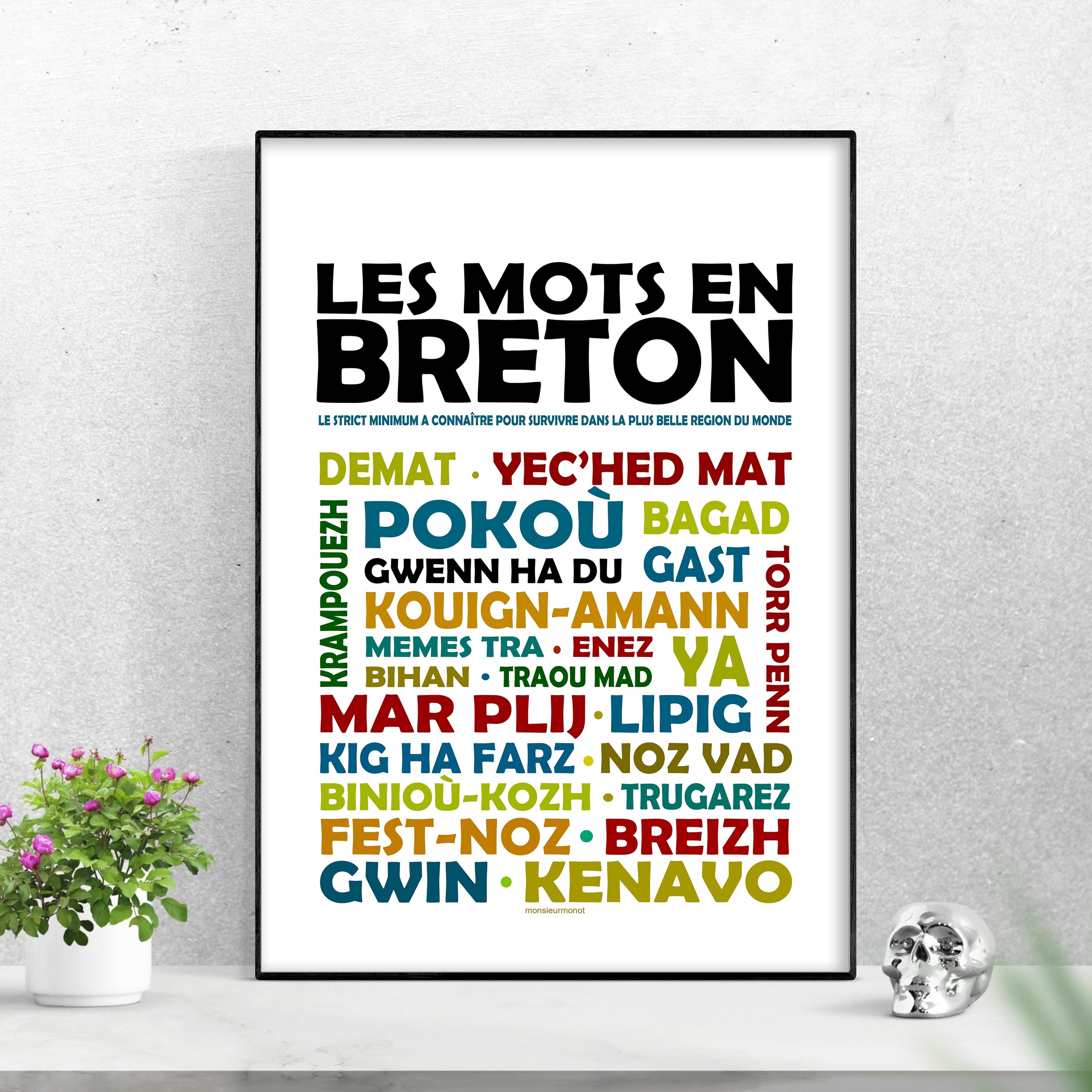les mots en breton couleur 2