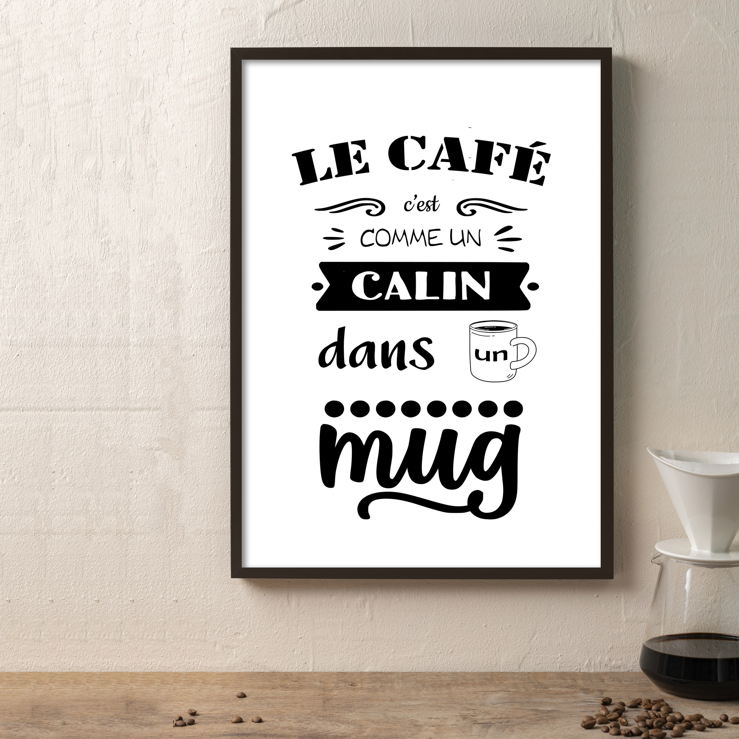 AFFICHE LE CAFE