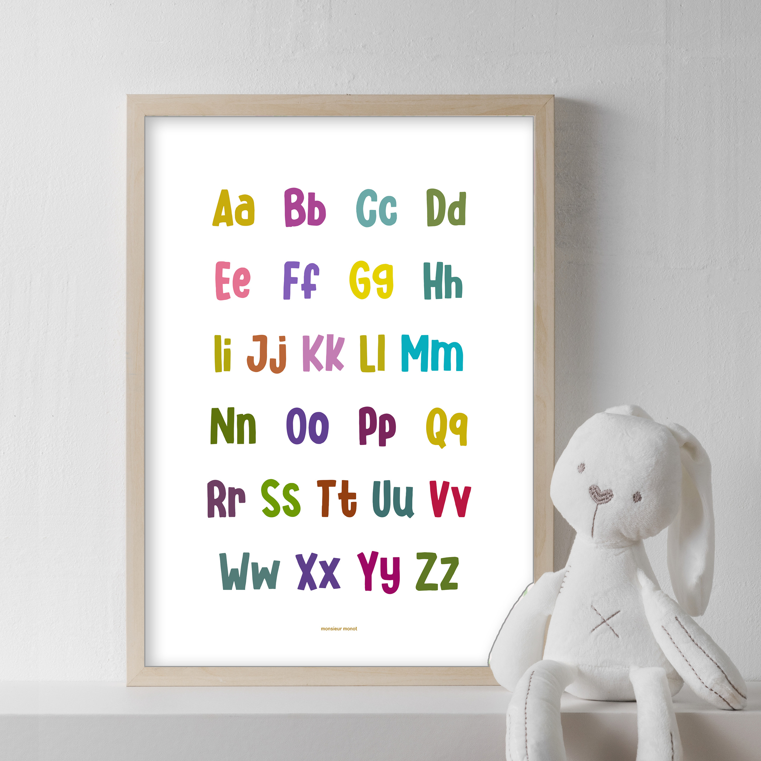 affiche alphabet