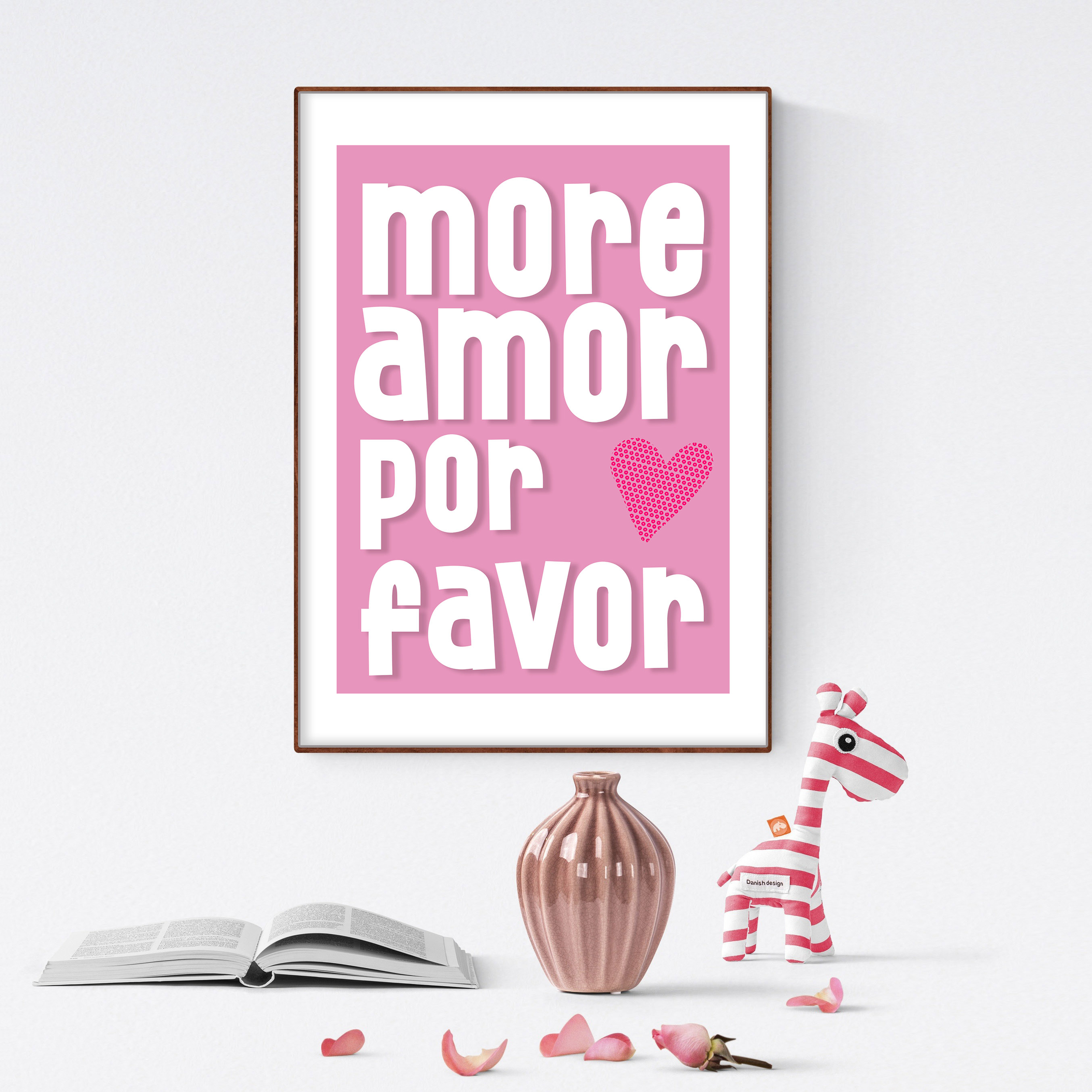 AFFICHE MORE AMOR POR FAVOR