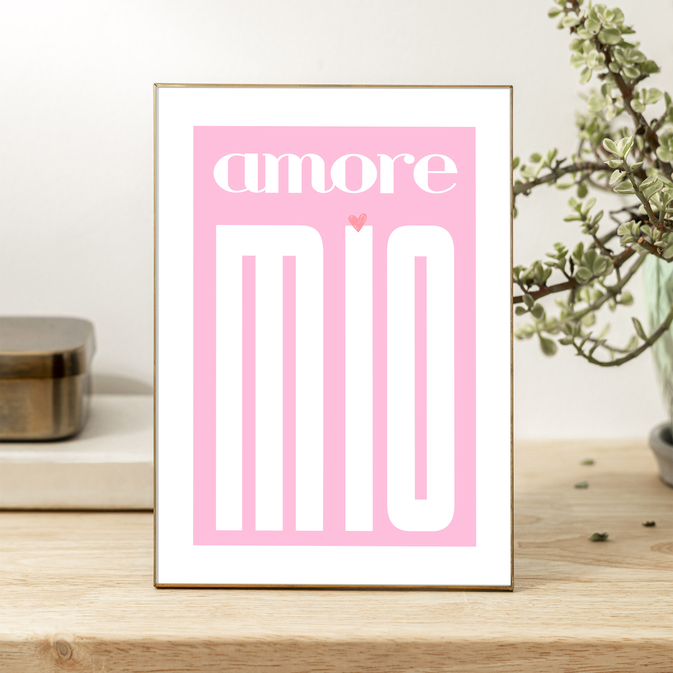 AFFICHE AMORE MIO