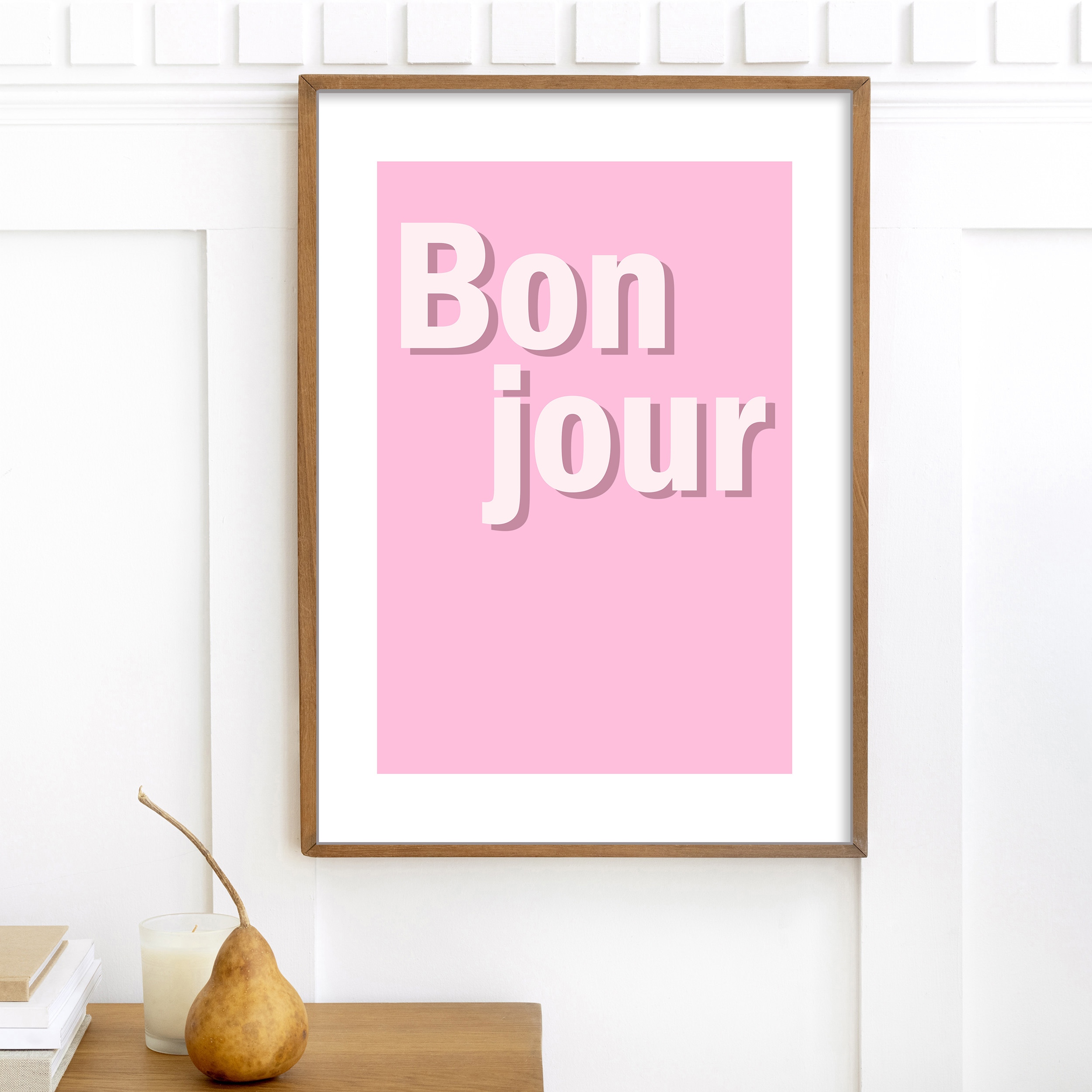 AFFICHE BONJOUR